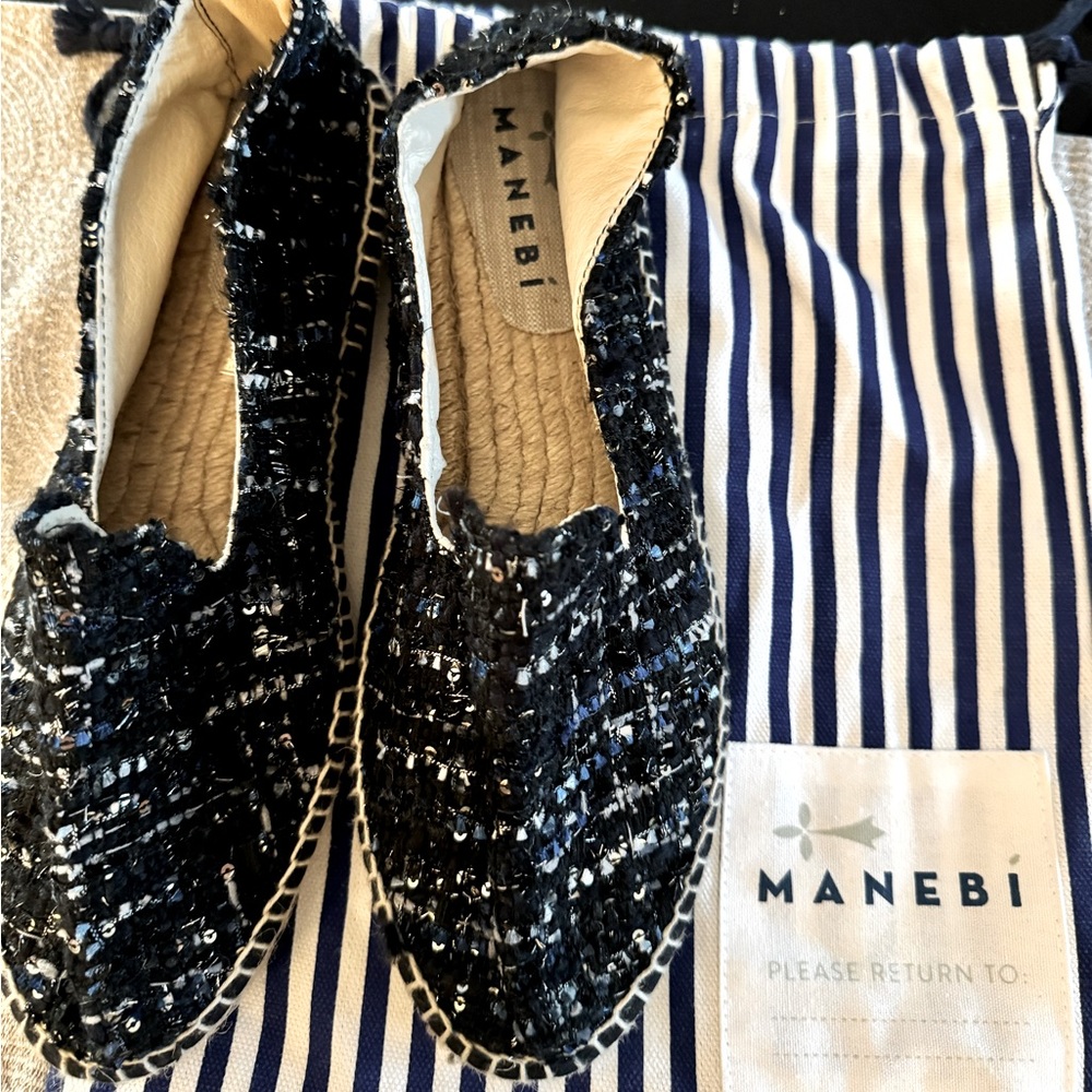 Manebi Tweed Espadrilles
